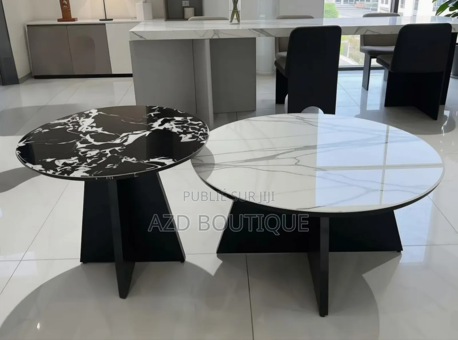 Duo De Tables Basses Rondes