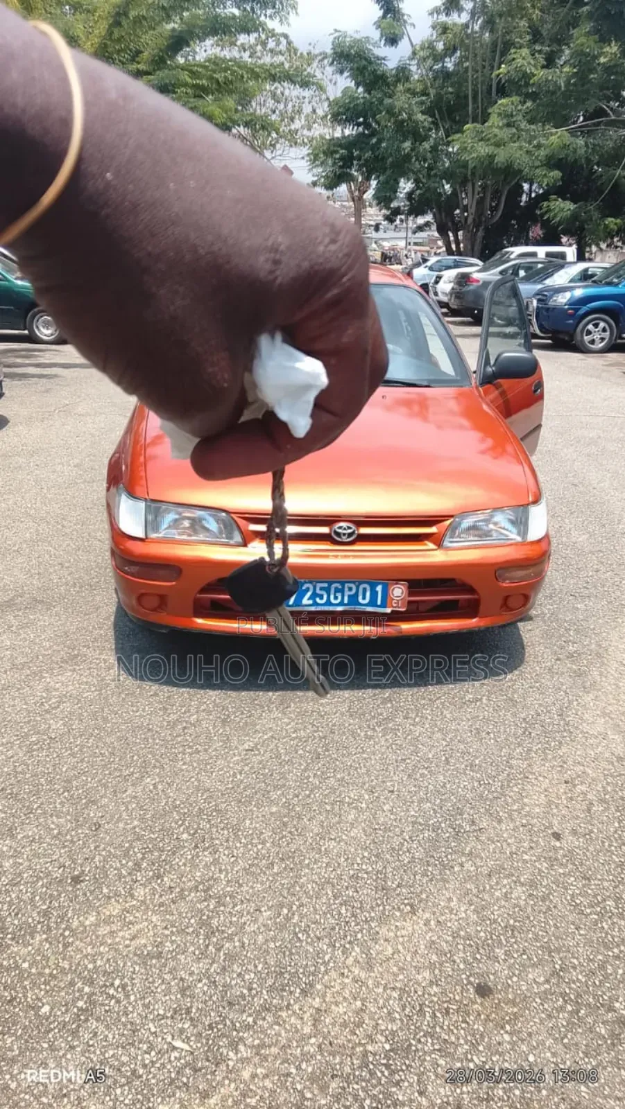 Toyota Corolla 2002 Orange