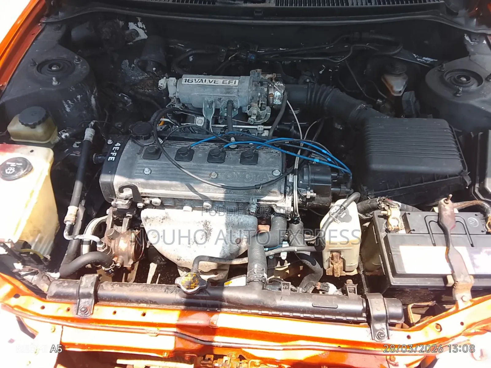 Toyota Corolla 2002 Orange