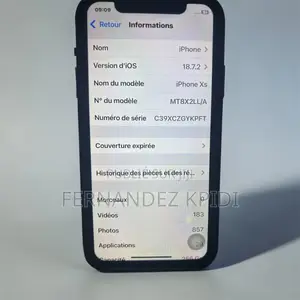 Apple iPhone XS 256 GB Noir