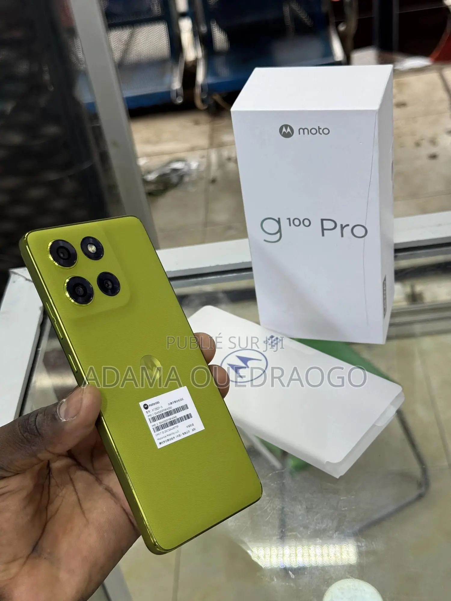 Nouveau Motorola Moto G100 5G 256 GB Jaune