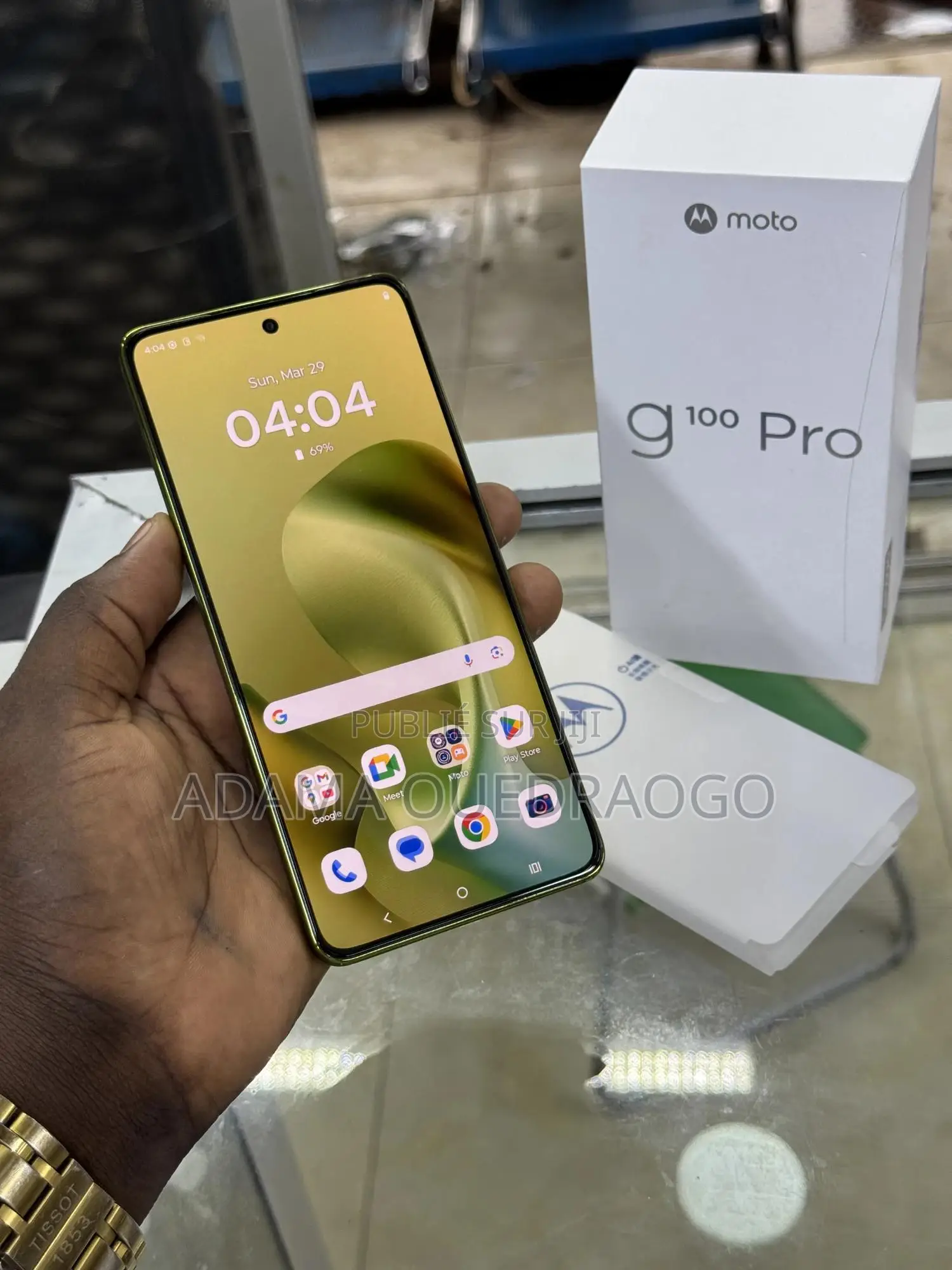 Nouveau Motorola Moto G100 5G 256 GB Jaune