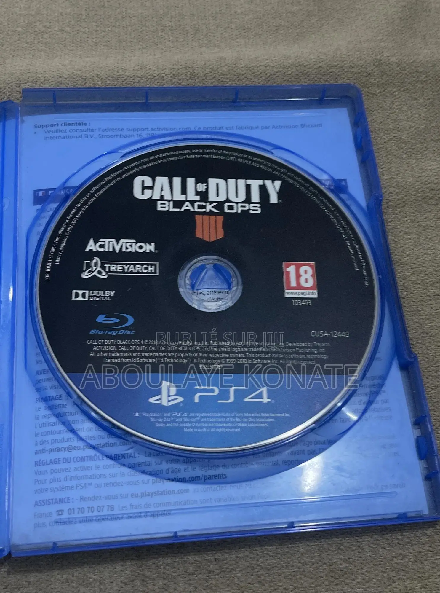 Cd Call of Duty Black Ops 4 Ps4 Prix À Débattre