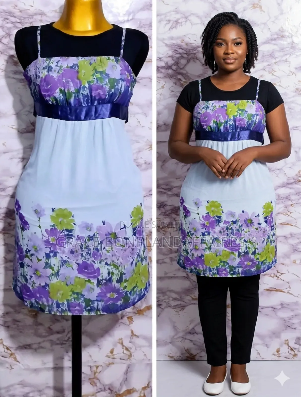 Robe Florale Élégante. Solde : 1500fcfa