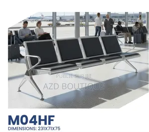 Banc De Salle d'Attente en Inox