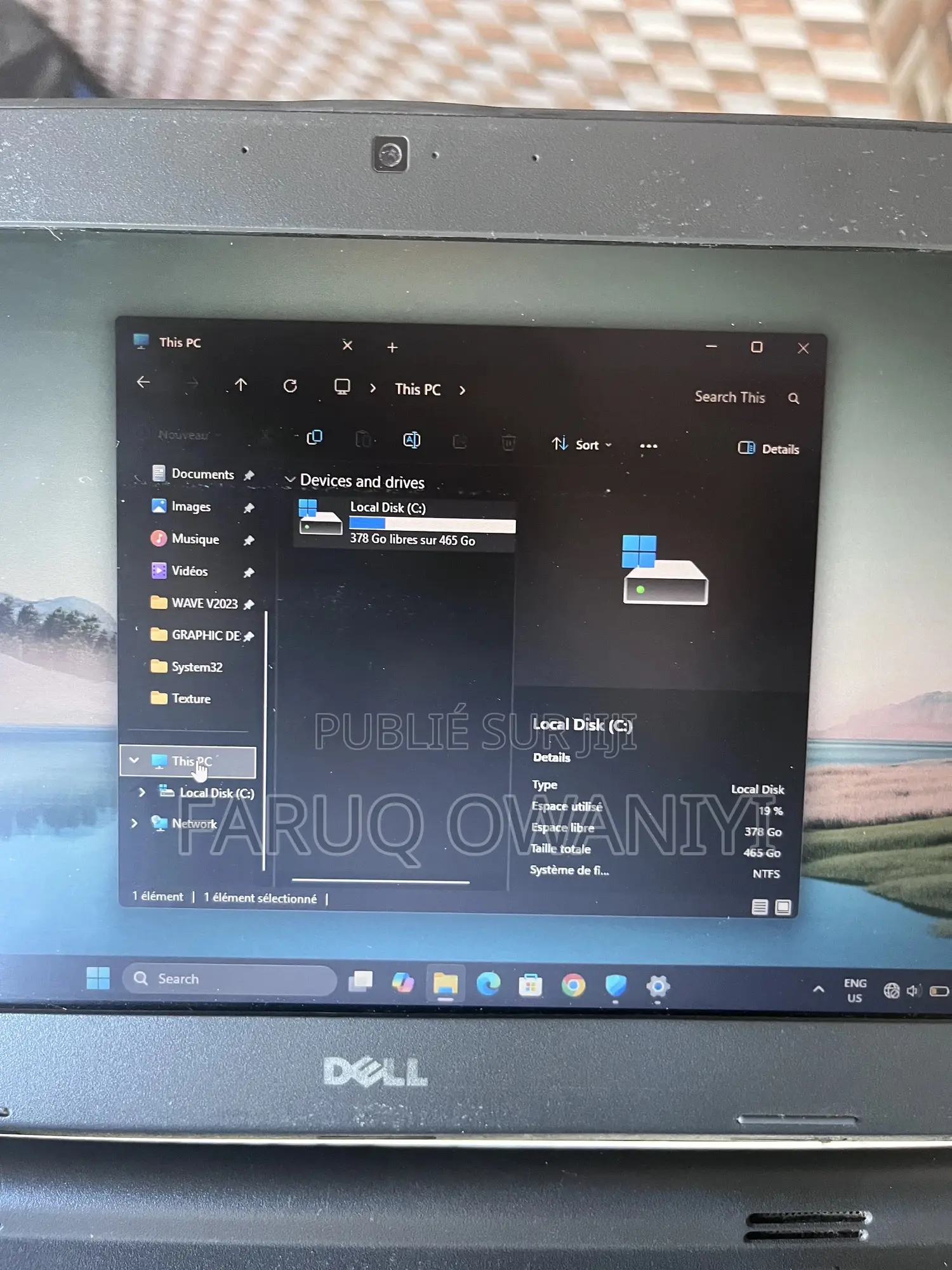 Ordinateur portable Dell Latitude 3180 4GB Intel Core i5 HDD 500GB