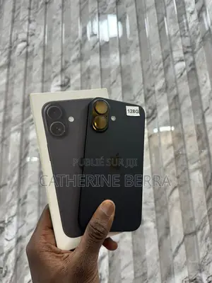 Nouveau Apple iPhone 16 128 GB Noir