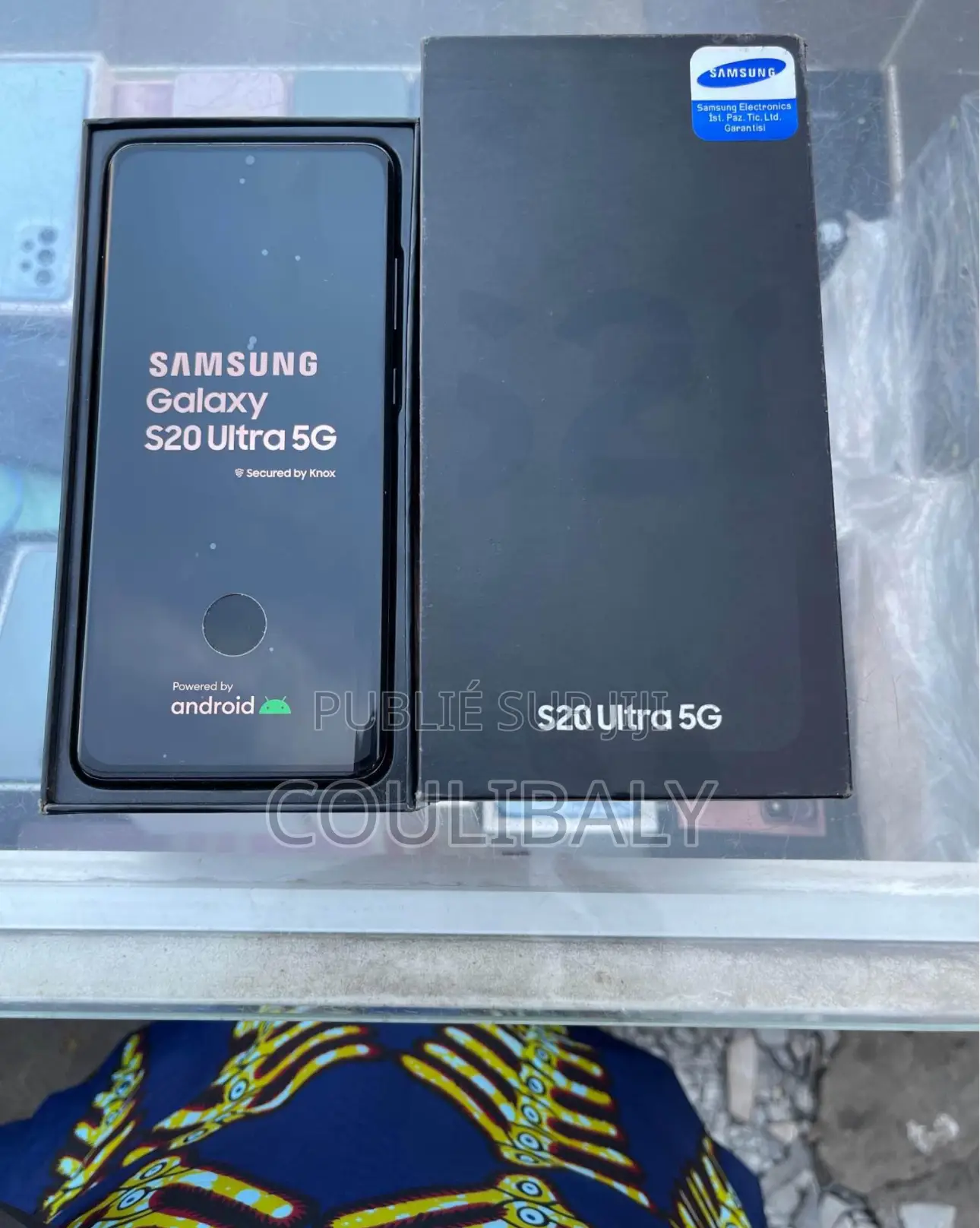 Nouveau Samsung Galaxy S20 Ultra 5G 256 GB Noir