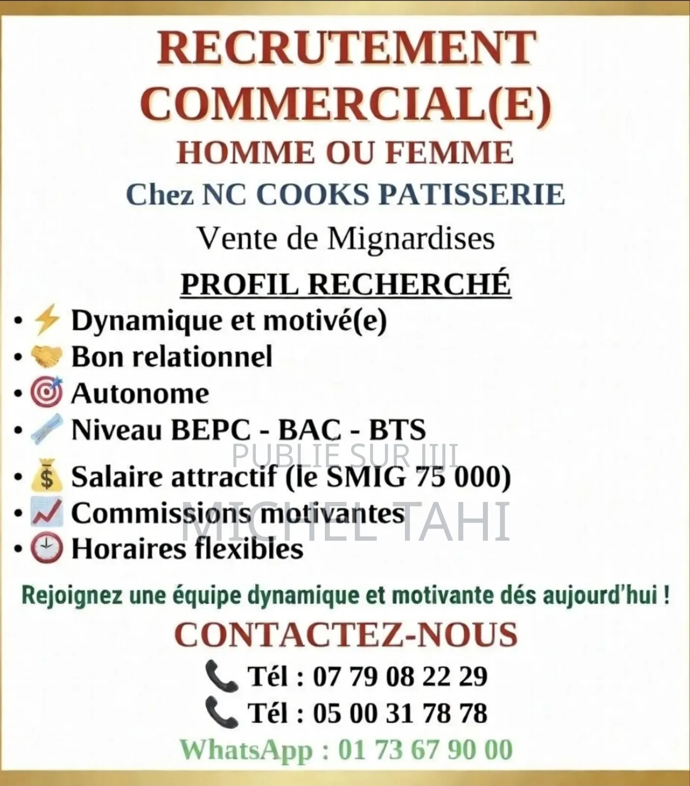 Recrutement Commercial(E)