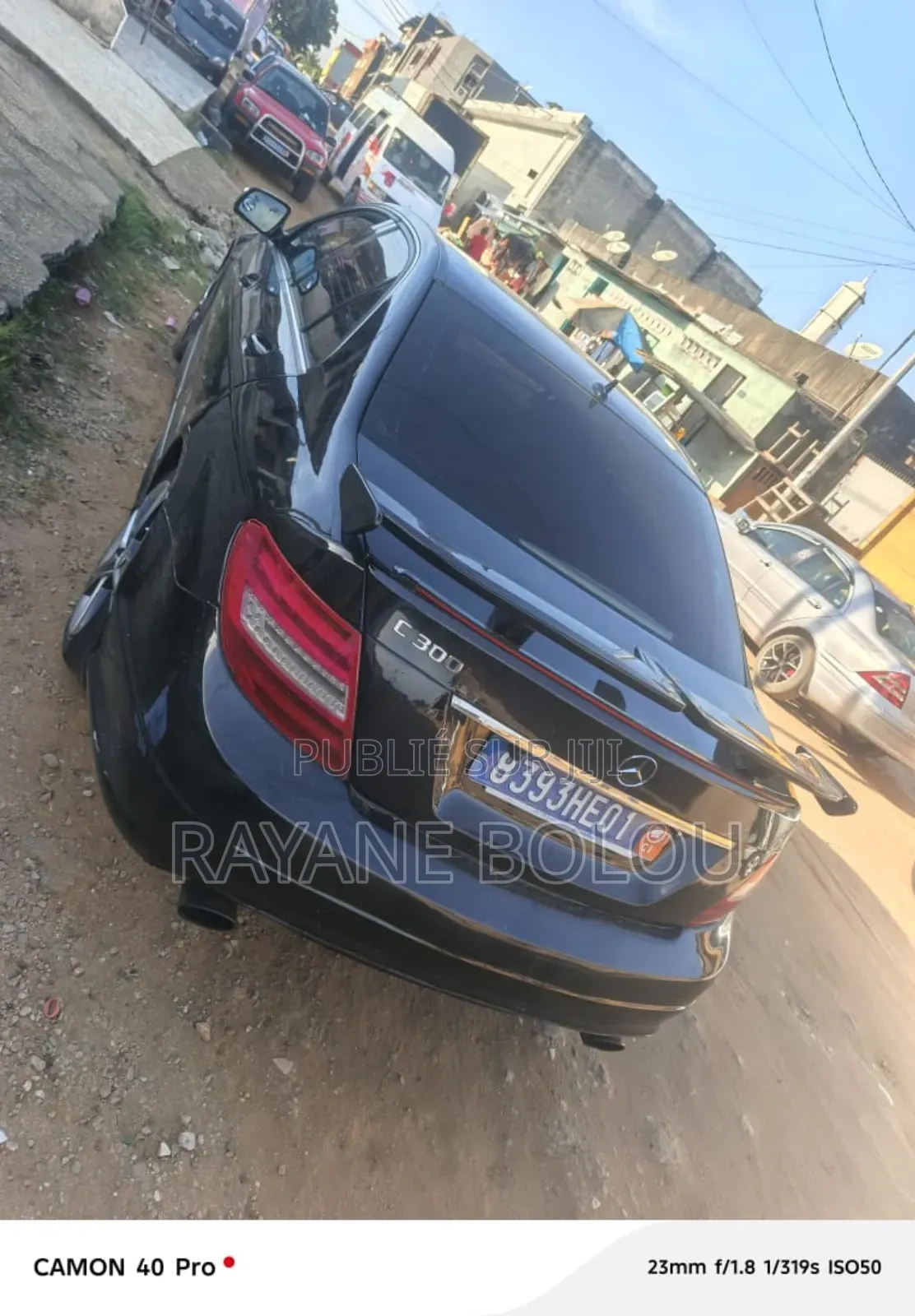 Mercedes-Benz C300 Luxury 4Matic Sedan AWD (3.0L 6cyl 7A) 2010 Noir