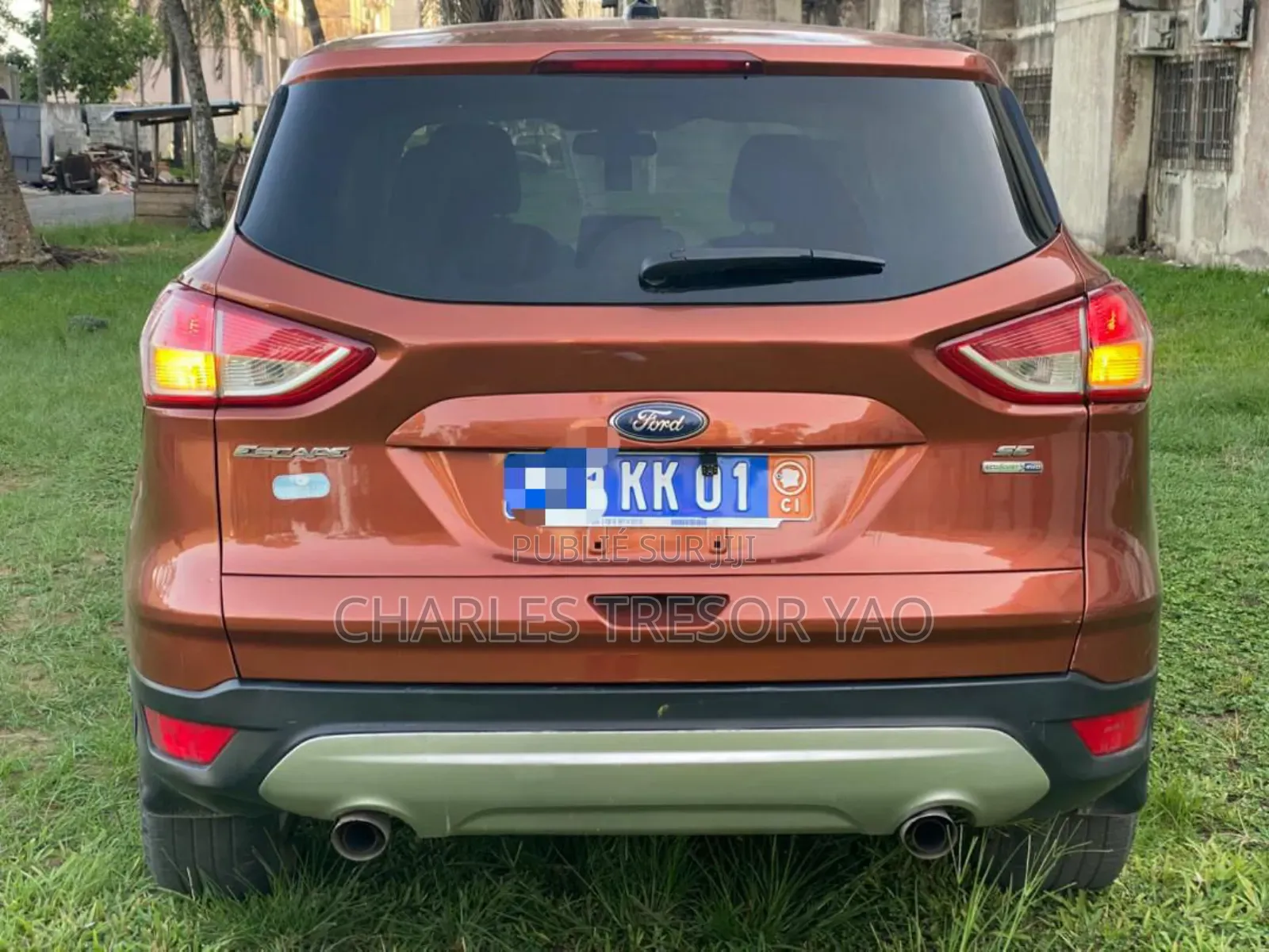 Ford Escape S 4dr SUV (2.5L 4cyl 6A) 2015 Orange