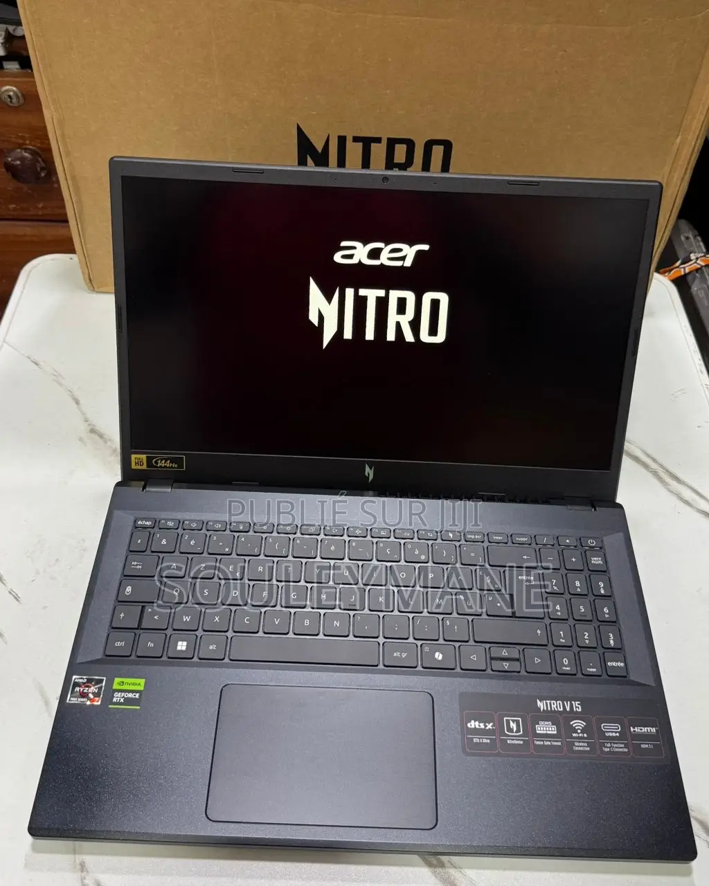 Nouveau Ordinateur portable Acer Nitro 5 16GB AMD Ryzen 7 SSD 512GB
