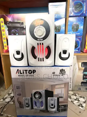 Alitop Woofer Sp-2502 Home Cinéma - Chaîne Hi-Fi - Noir