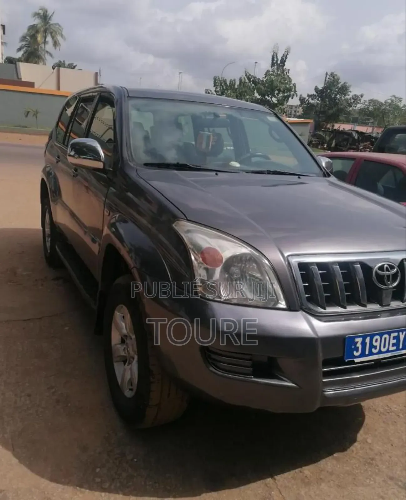 Toyota Land Cruiser Prado 2007 Rouge