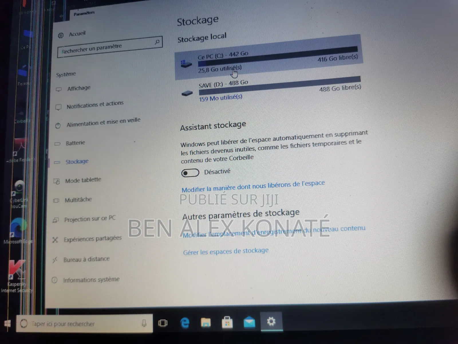 Ordinateur portable Acer Aspire E15 4GB Intel Core i3 SSD 512GB