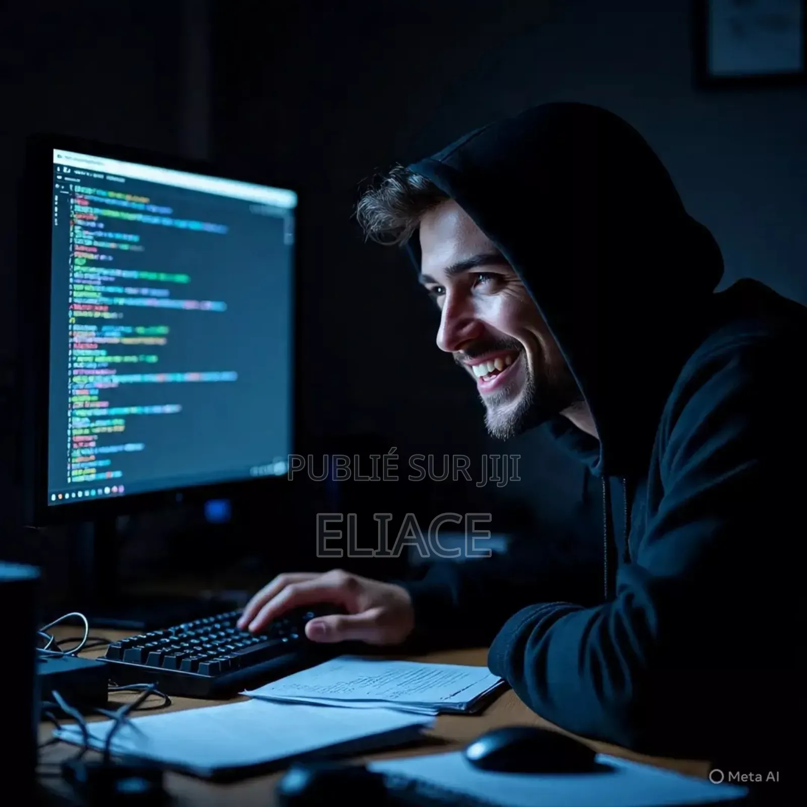 Apprentissage d'Informatique l'E-Commerce De Piratage Et Blogueur