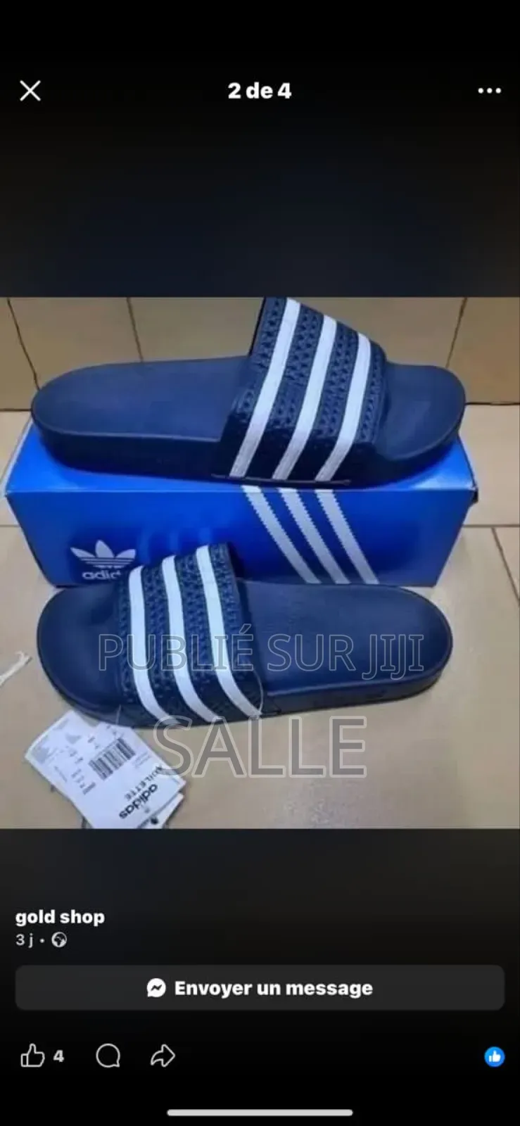 Claquettes Adidas Disponibles 8.000 F Cfa Seulement Pas Les Copies