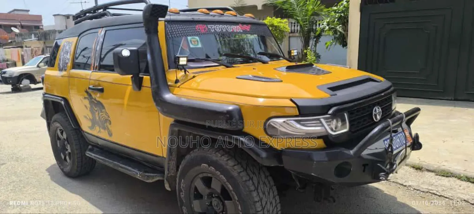 Toyota FJ Cruiser 2008 Jaune