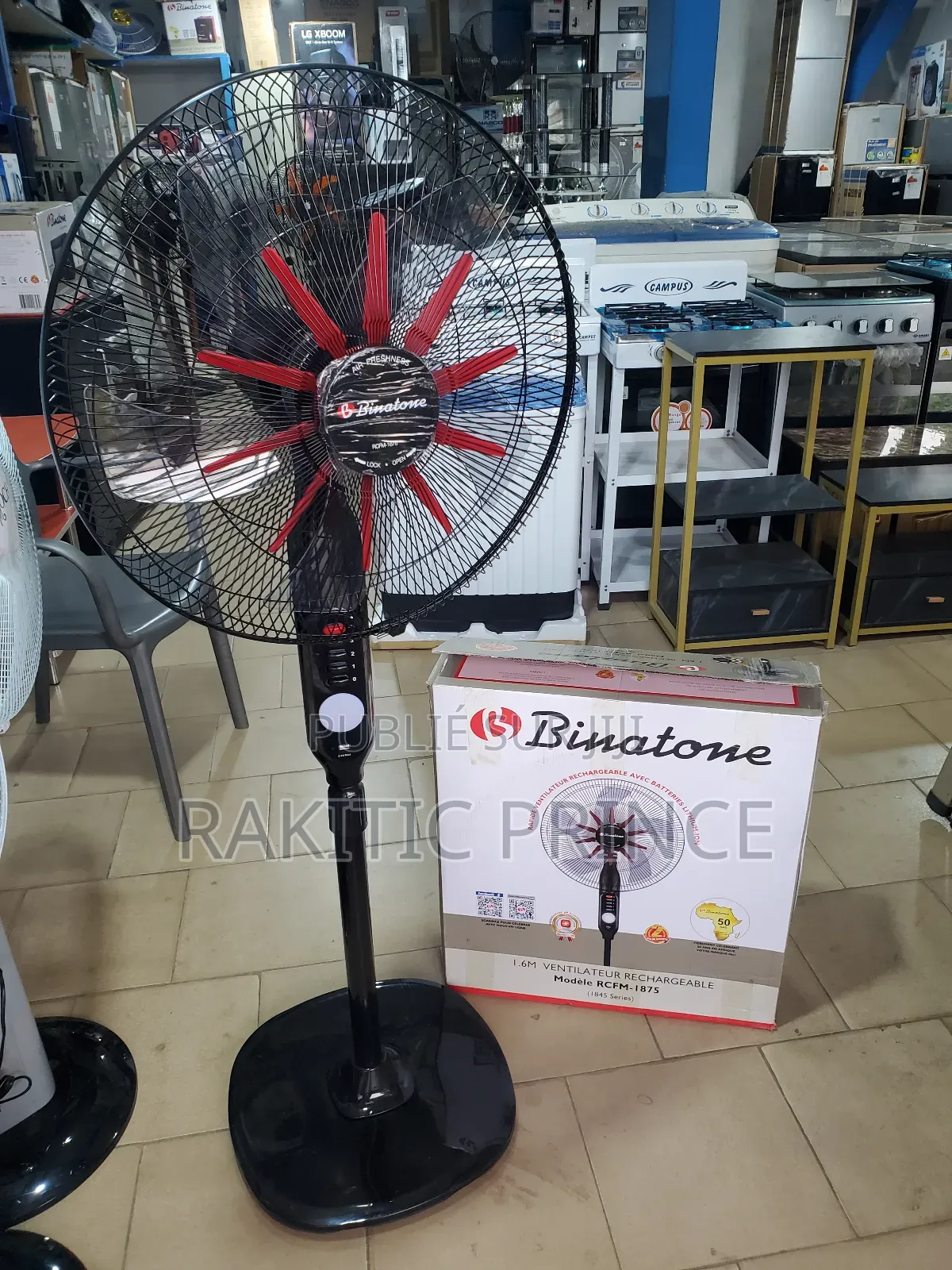 Ventilateur Rechargeable Binatone