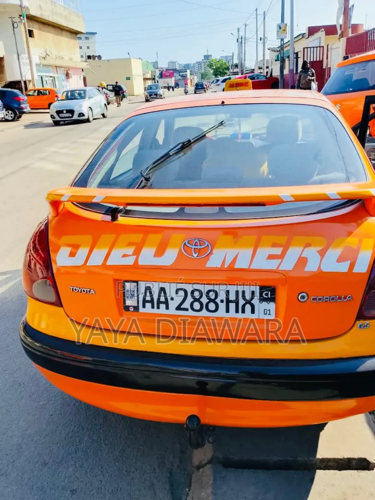 Toyota Corolla 2004 Orange