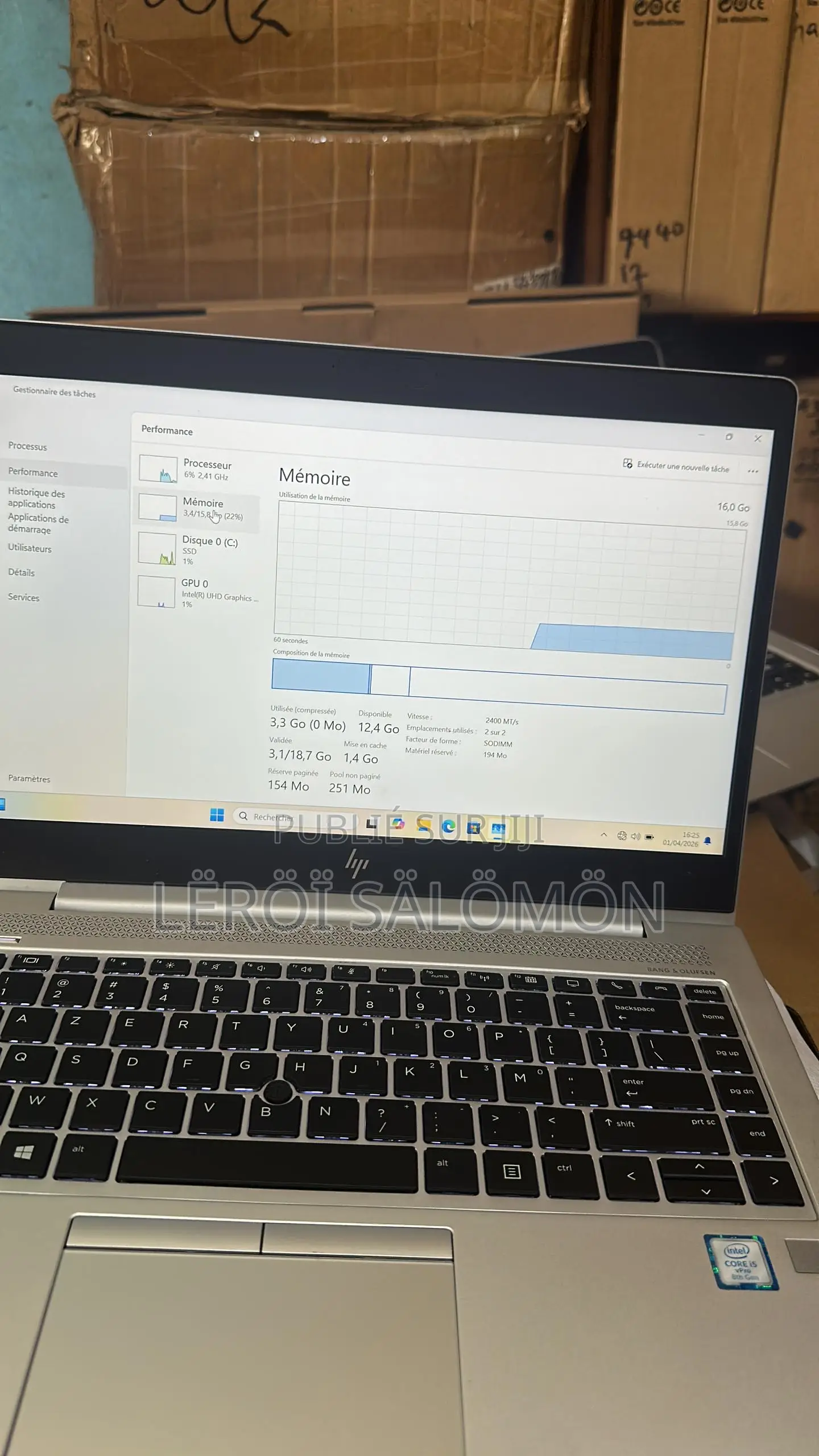 Nouveau HP Autre 16GB Intel Core i5 SSHD (Hybrid) 512GB