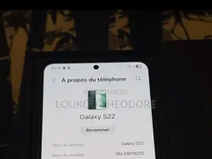 Nouveau Samsung Galaxy S22 5G 128 GB Noir