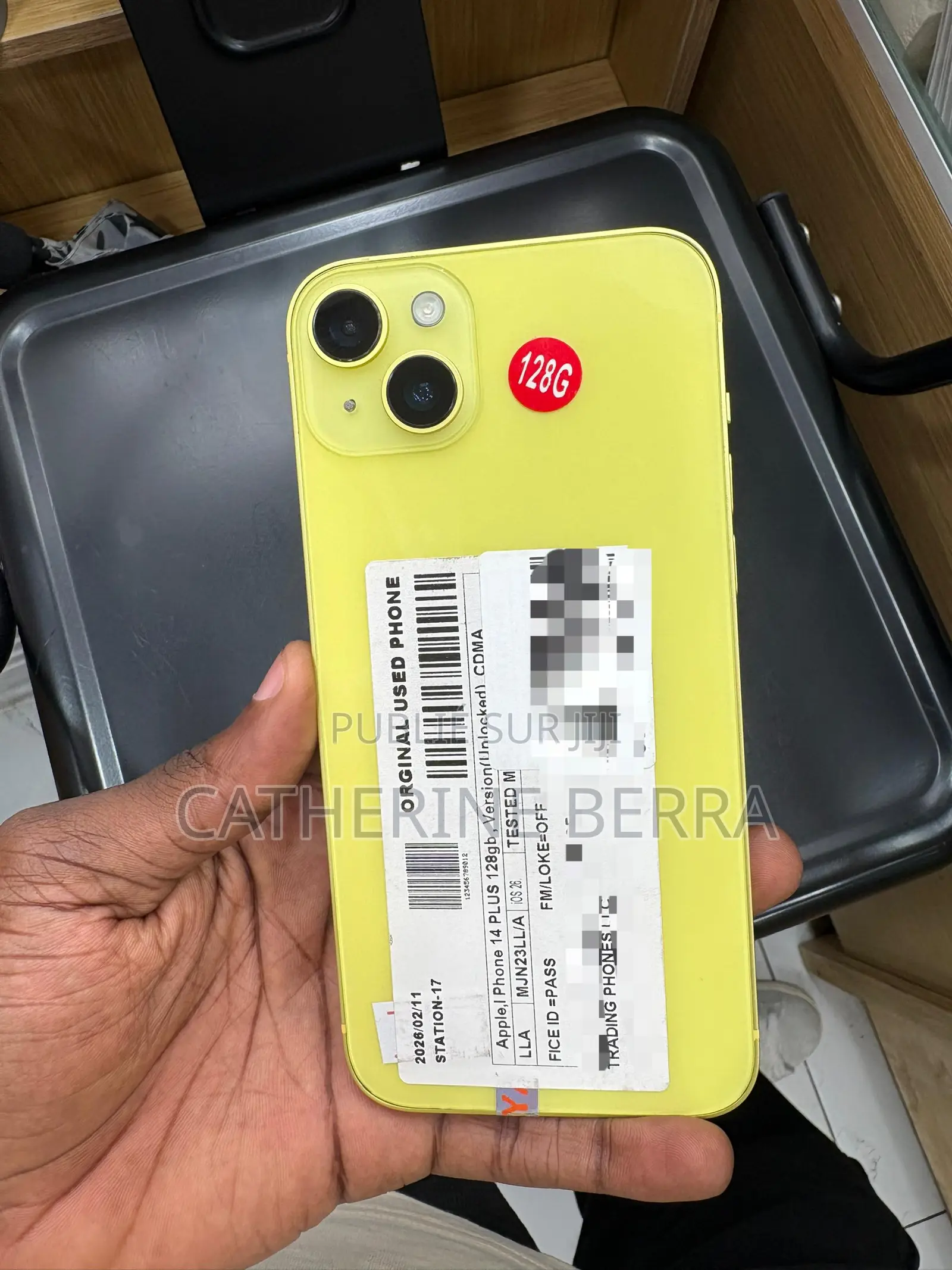 Nouveau Apple iPhone 14 Plus 128 GB Jaune