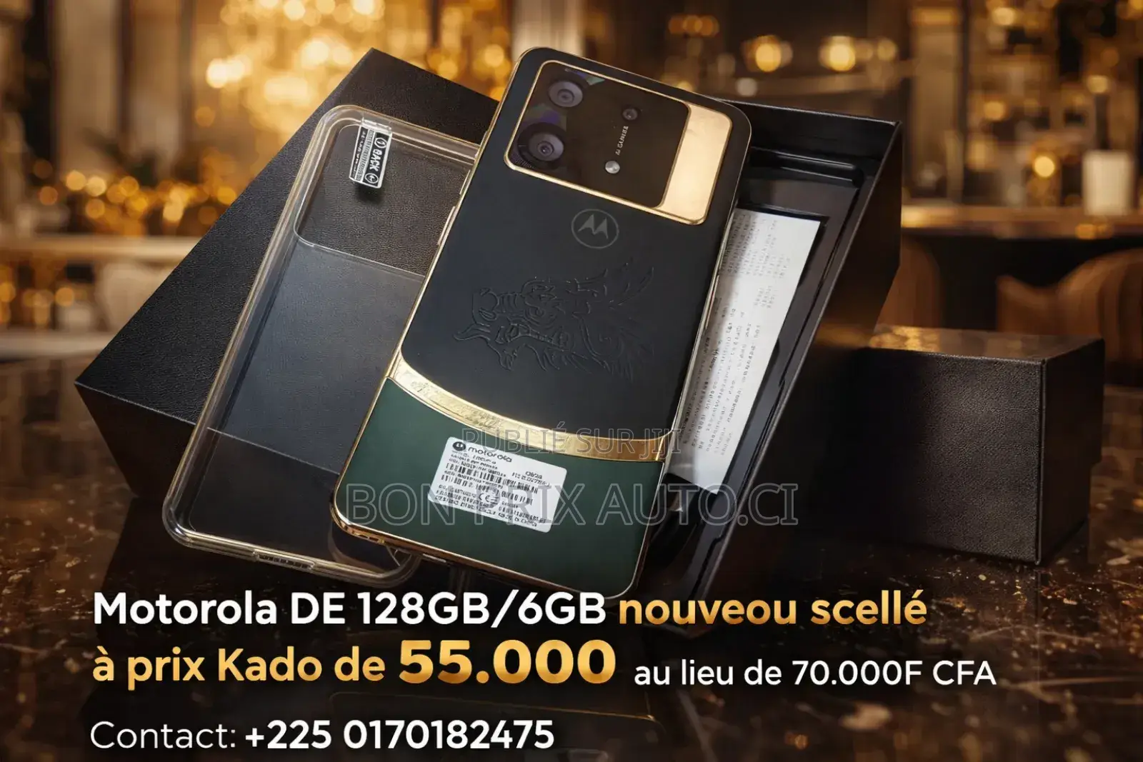 Nouveau Motorola PRO 8 GB Noir