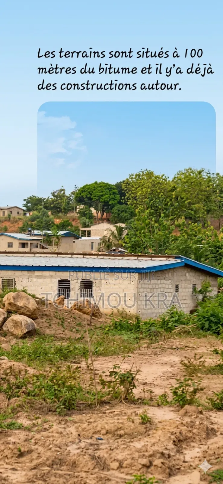Vente Agboville Angoho 5 Terrains 600m2