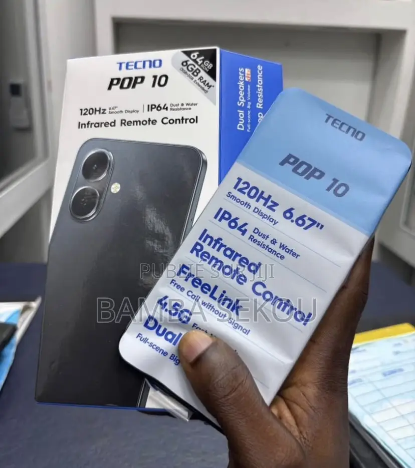 Nouveau Tecno Pop 10 128 GB Gris