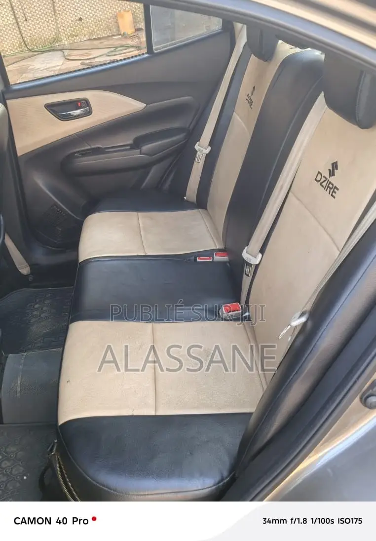 Nouveau Suzuki Dzire 2025 Gris