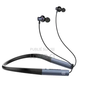 Casque Stéréo Sans Fil, Tour De Cou, Bluetooth N01 Or