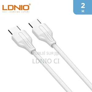 Câble De Charge Rapide Lc122-C : 2 M, 65 W Type-C Vers Type-C