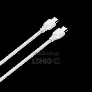 Câble De Charge Rapide Lc121-C : 1 M, 65 W Type-C Vers Type-C