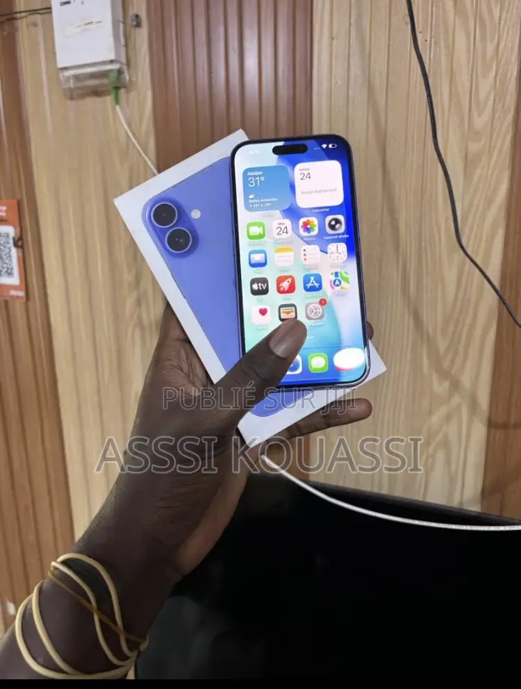 Nouveau Apple iPhone 16 512 GB Bleu