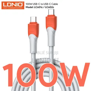Câble De Charge Rapide Lc602c, À Charge Ultra-Rapide 100 W, 2 M