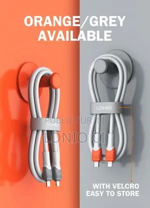 Câble De Charge Rapide Lc602c, À Charge Ultra-Rapide 100 W, 2 M