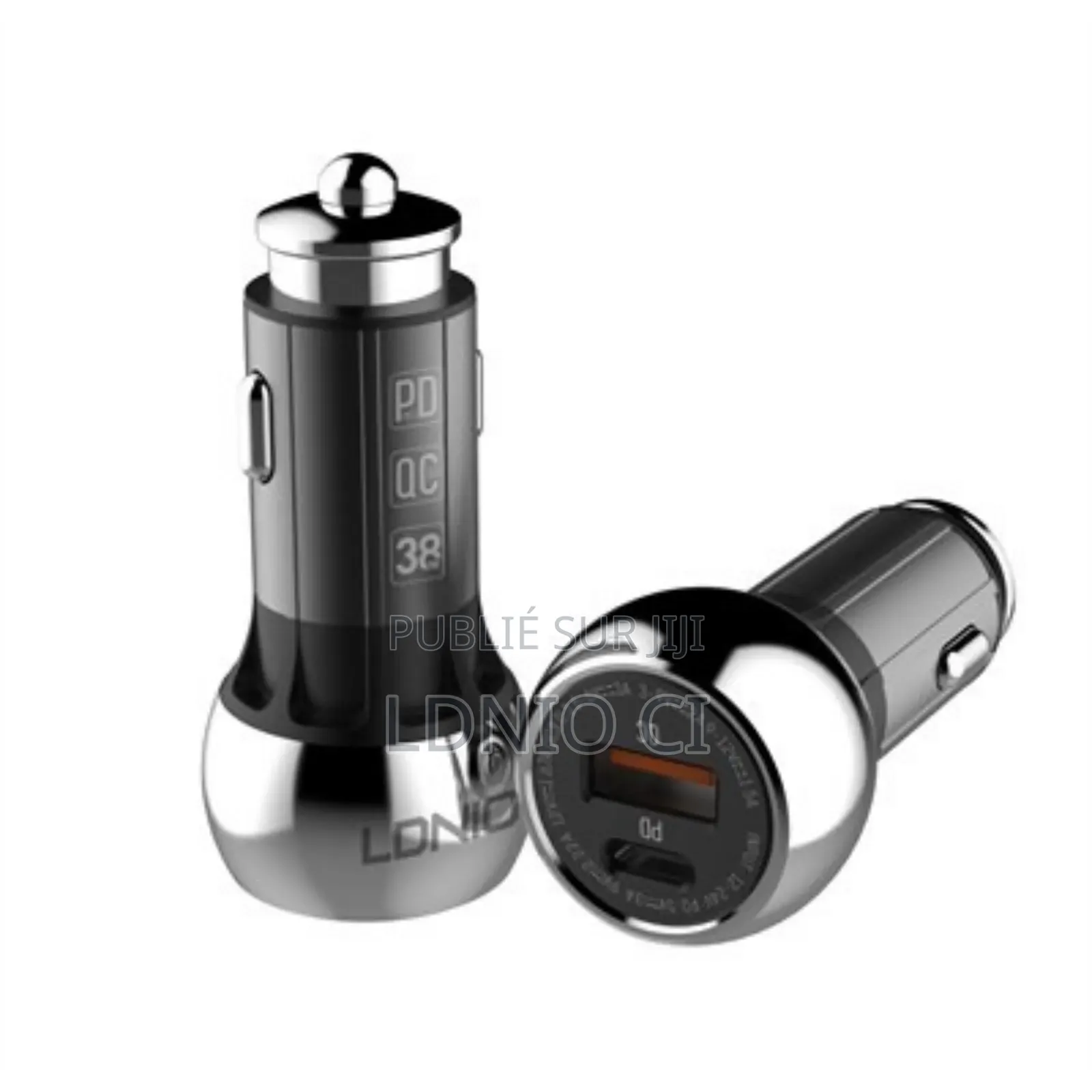 Chargeur De Voiture Ultra-rapide Avec Boîtier En Alliage De Zinc C1