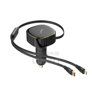 Chargeur De Voiture Ultra-rapide Filaire 30 W Type-c Ou Lightning C107