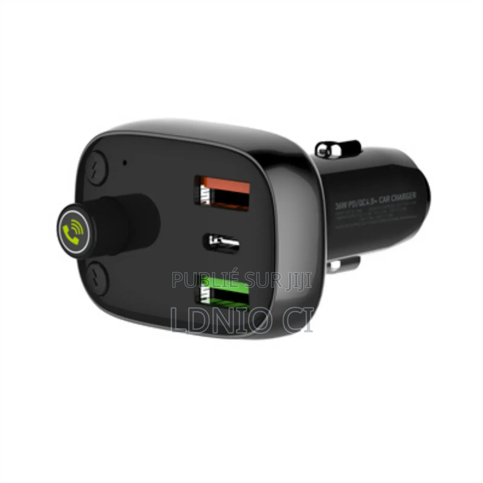 Chargeur De Voiture 30 W Avec Lecteur Bluetooth 5.0 C704q