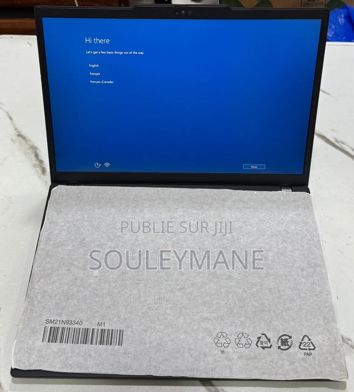 Nouveau Lenovo ThinkPad X13 Gen 4 16GB Intel Core Ultra 5 SSD 512GB
