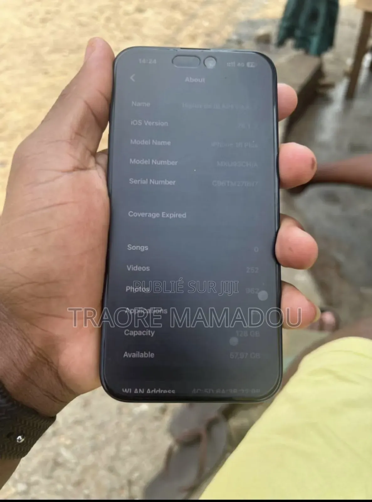 Nouveau Apple iPhone 16 256 GB Noir