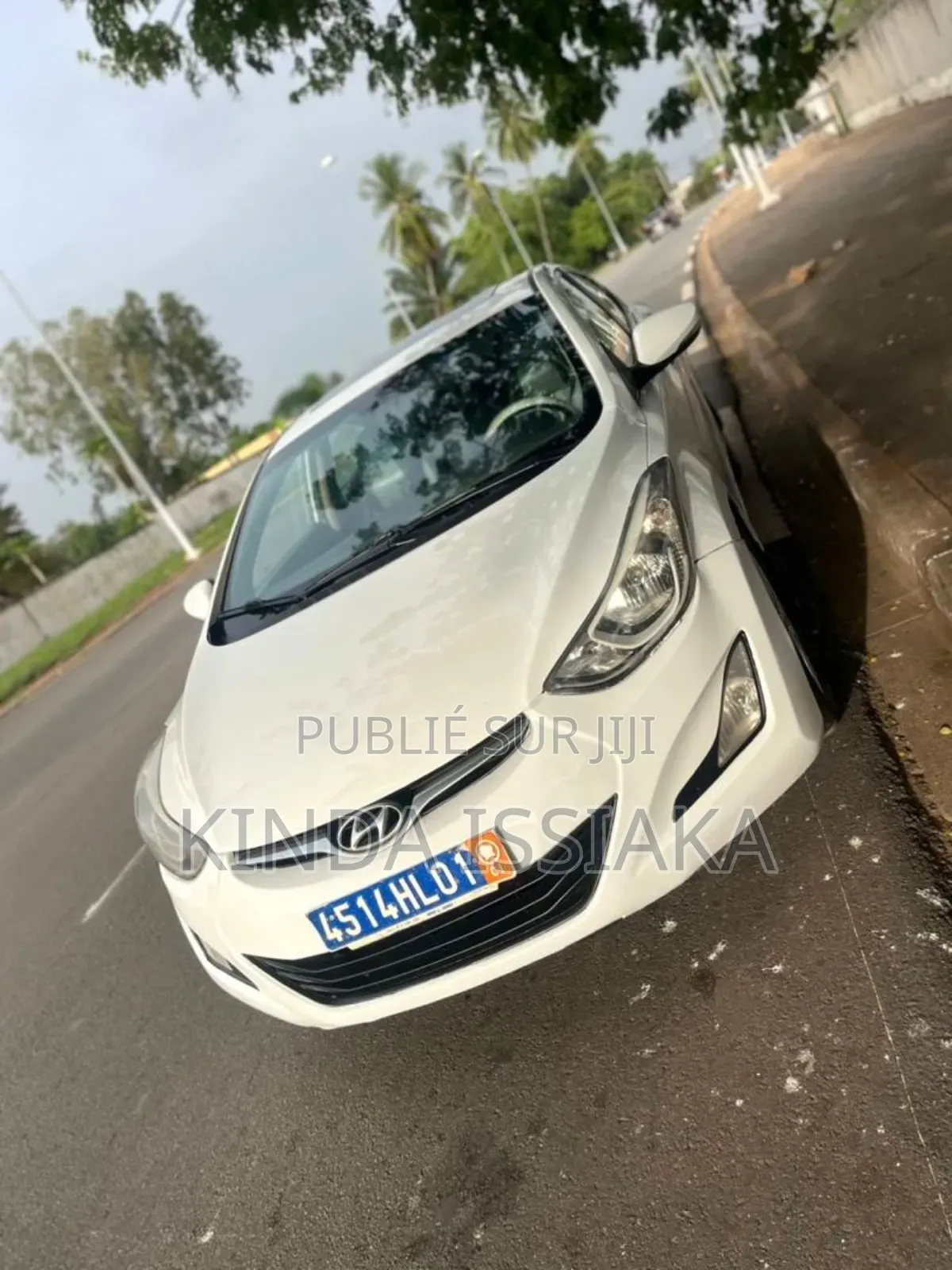 Hyundai Elantra 2014 Blanc cassé