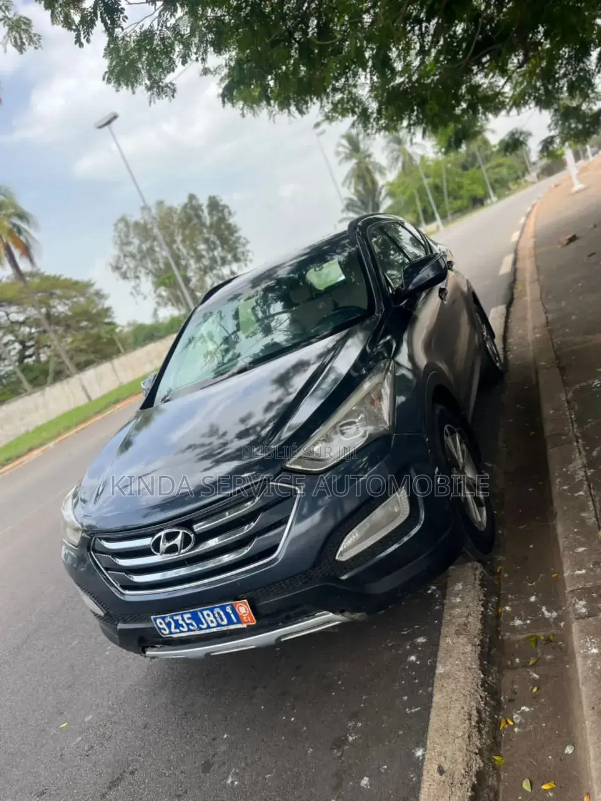 Hyundai Santa Fe 2016 Bleu