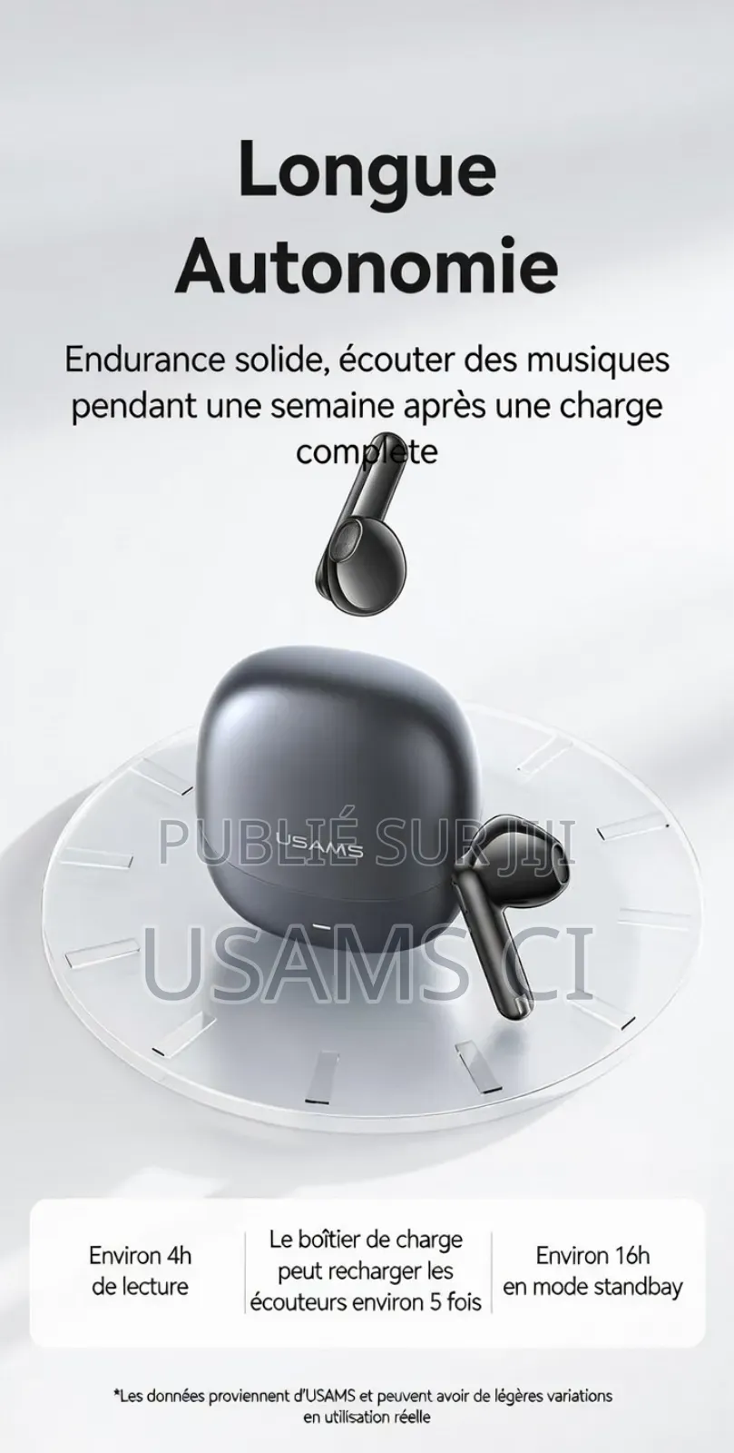 Écouteurs Sans Fil Usams-Ia04 — Série Ia Bt5.3