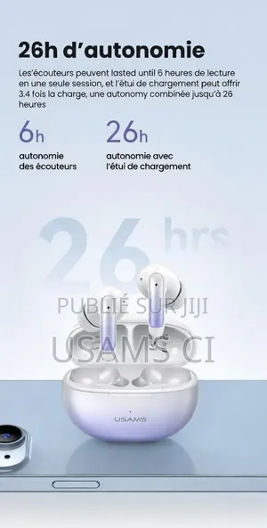 Écouteurs Intra-Auriculaires Sans Fil Us-Xd19 À Double Microphone Enc