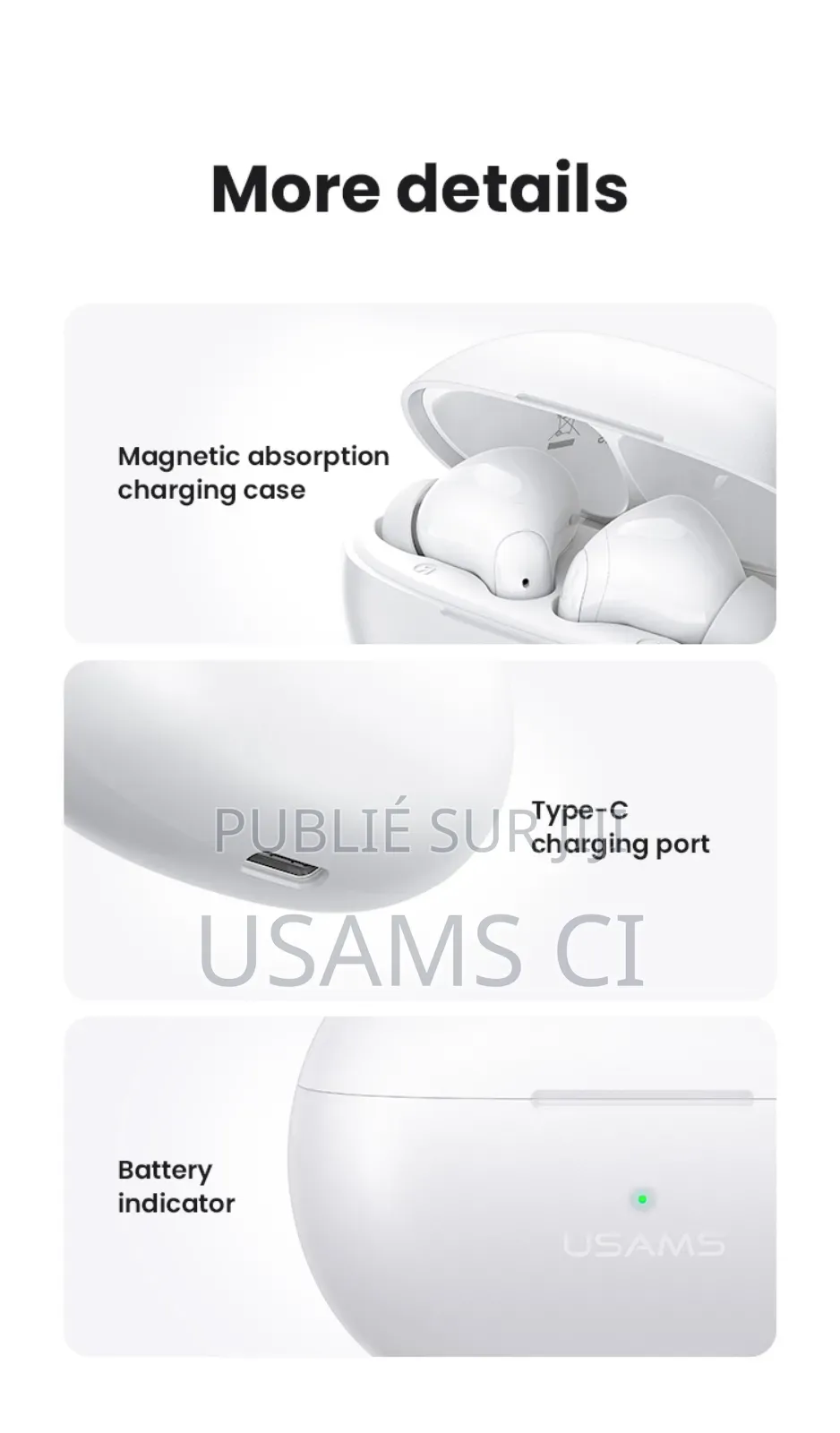 Usams-Xd18 TWS Earbuds –X-Don Series Bt5.3