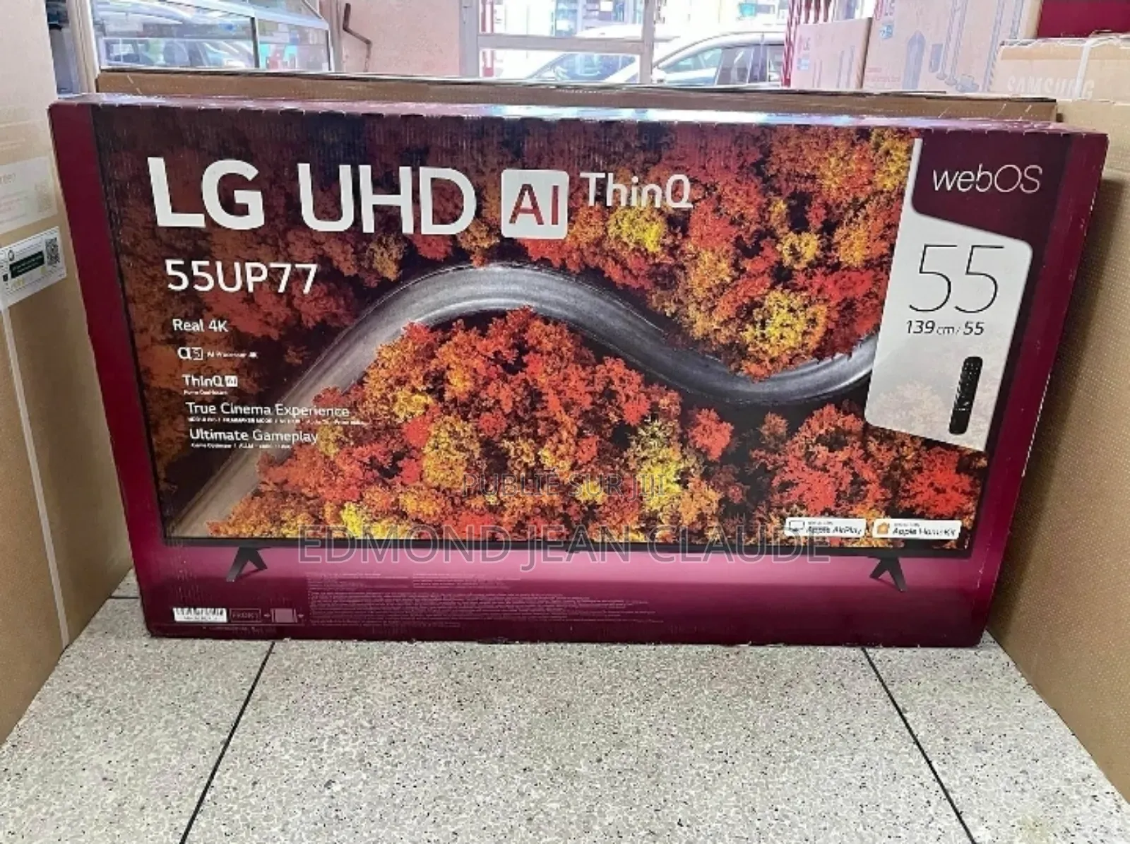 Télévision 55 Pouces Lg Android Uhd Avec Décodeur Intégré