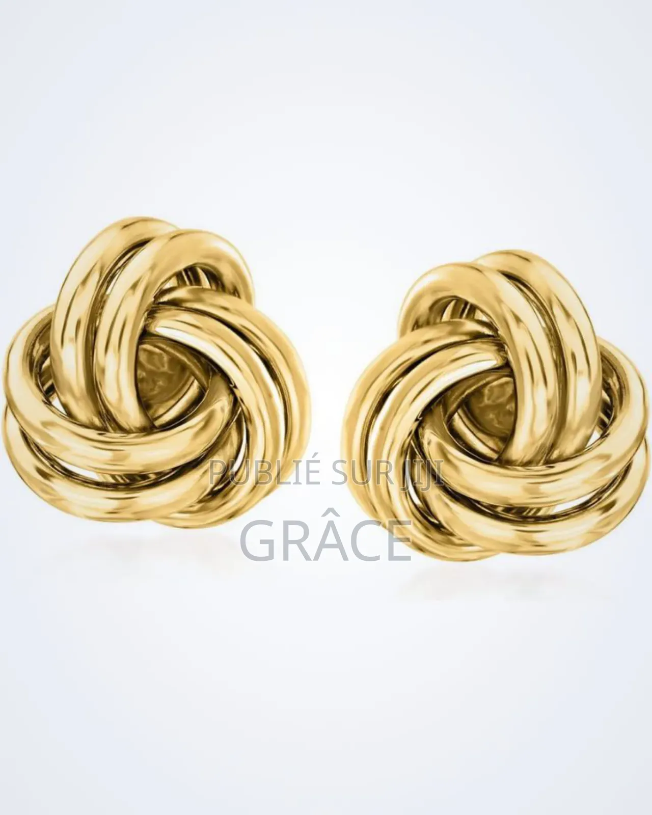 Boucles d'Oreilles en Forme De Spirale