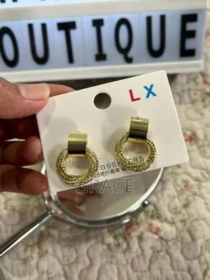 Boucles d'Oreilles en Forme De Petit Cercle